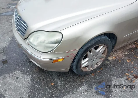 2001 Mercedes-Benz S 430 из США, поврежденный, VIN WDBNG70J71A174855